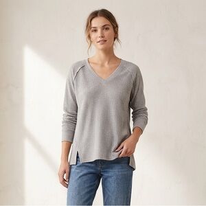 CALVIN KLEIN Grey Knit Oversized Sweater